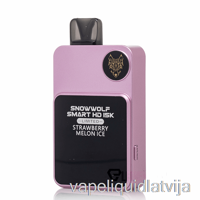 Snowwolf Smart Hd 15k Ierobežots Vienreizējās Lietošanas Zemeņu Melones Ledus Vape šķidrums